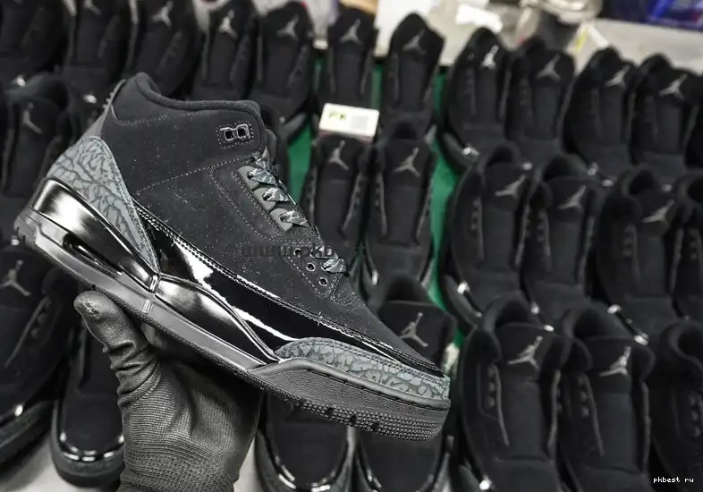 Retro GOD SHIP Jordan  RETAIL 3 Cat MATERIALS Air PK TO READY Black 0515